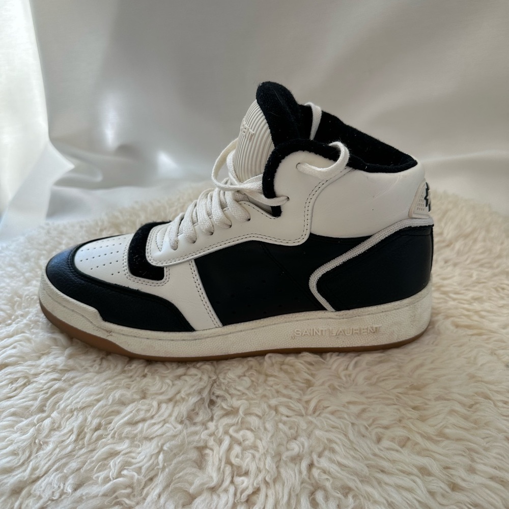 Saint Laurent women’s SL 80 high top sneaker - Picture 3 of 5